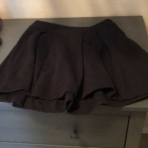 Black skater skirt